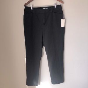 Black Ankle Work Pants